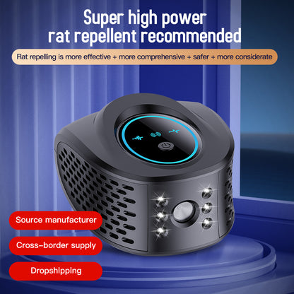 Black Advanced Ultrasonic Pest Repeller - Multi-Wave Tech for Mice, Roaches, Mosquitoes - view 6