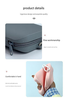 Pink Silicone Dog Treat Pouch (Set of 2) - Waterproof, Portable for Training & Walks - view 2