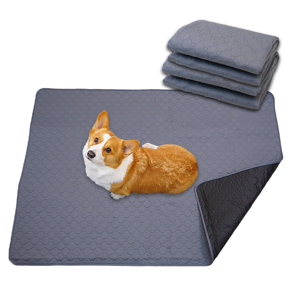 Reusable Pet Training Pads - 4-Layer Waterproof & Absorbent Mat Waterproof Non-Slip(Size : M-70cm×50cm) - view 2