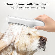 Handheld Pet Grooming Shower Sprayer - With Comb Teeth Hose & Adapters - view 2