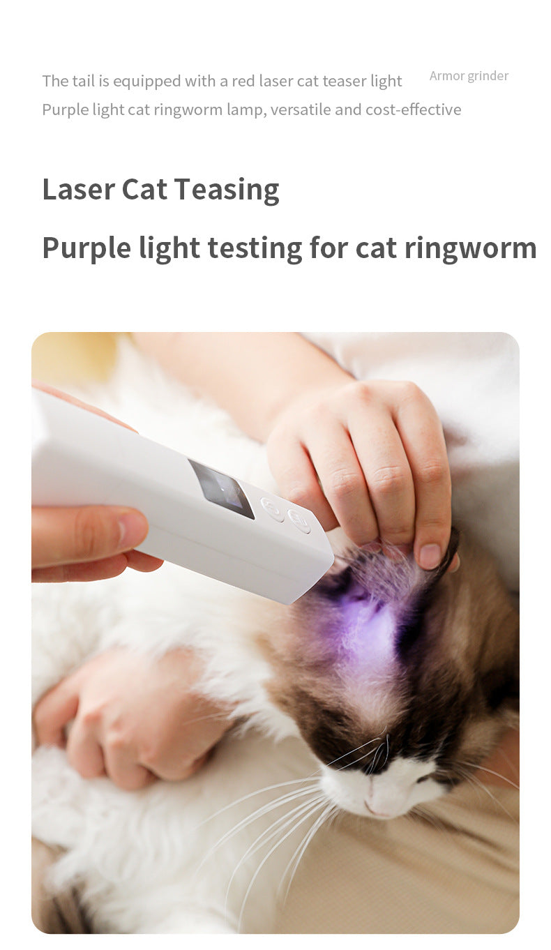 White Professional Pet Nail Grinder Kit - LCD, LED, Laser, for Dogs & Cats - view 8