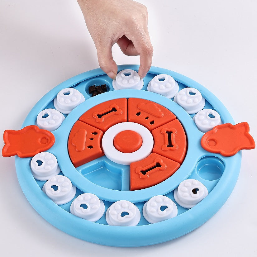 Green Interactive Pet Puzzle Feeder Toy - Slow Eating & Mental Stimulation Game for Dogs & Cats - view 5