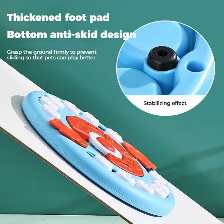 Blue Interactive Pet Puzzle Feeder Toy - Slow Eating & Mental Stimulation Game for Dogs & Cats - view 8