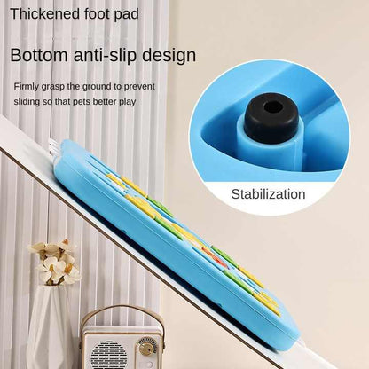 Blue Advanced Interactive Dog Puzzle Toy - Multi-Mechanism Treat Dispensing Slow Feeder for Mental Enrichment - view 5