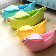 Beige Cozy Banana Peel Pet Bed - Plush & Warm Cave House for Cats & Small Dogs (Large) - view 2