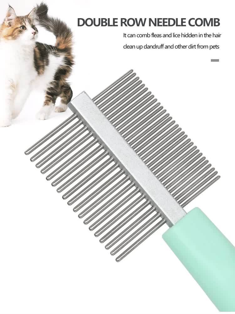 Blue Complete 5-in-1 Pet Grooming Care Kit - Professional Deshedding Brushes, Combs & Nail Clippers Set for Dogs & Cats - view 8