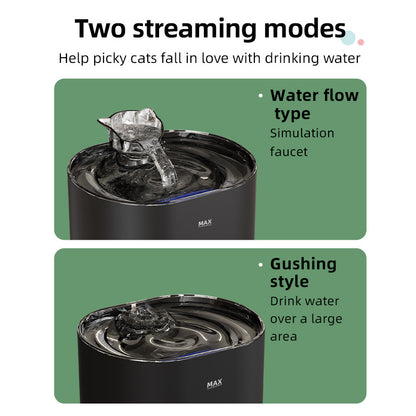 FT666 Introductory Version Automatic Pet Drinking Fountain for Cats & Dogs - Filtered Flowing Water - view 2