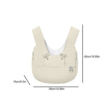 Grey Cozy Quilted Pet Carrier Backpack - Front Pack Sling for Cats & Small Dogs - Travel & Outdoor - view 2