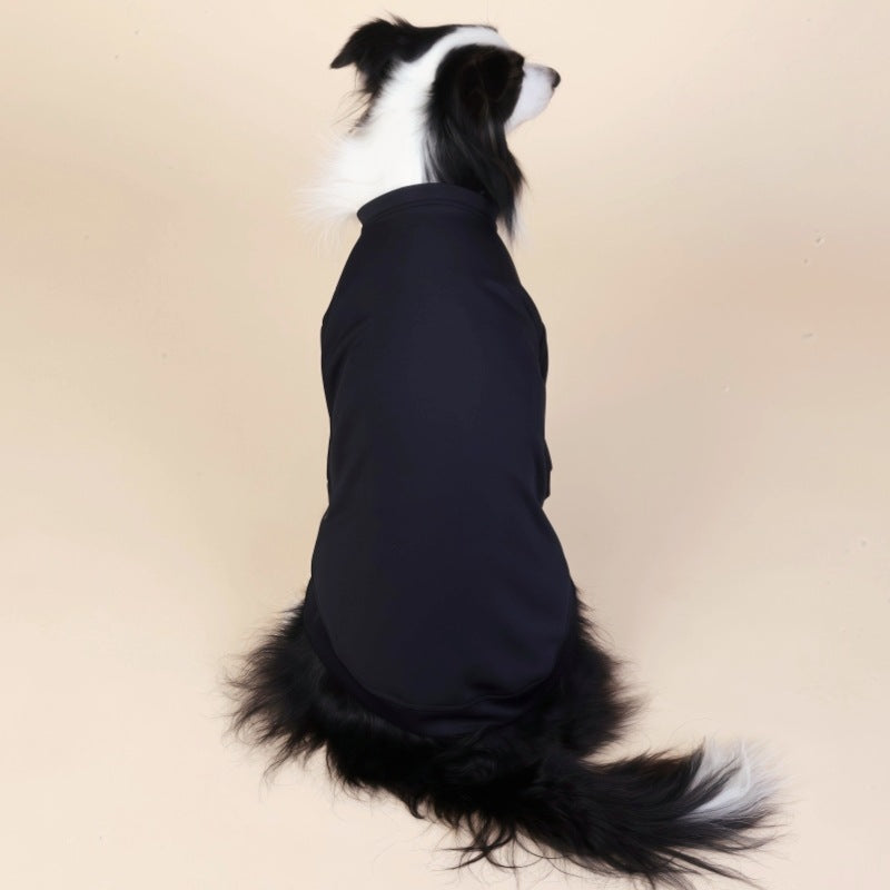 Black Classic Dog Sweatshirt with Hood & Drawstrings - For Large Dogs (Size : 7XL) - view 3