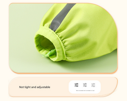 Colorblock (White Purple) Dog Raincoat - Waterproof with Hood and Reflective Strips (Size S) - view 4
