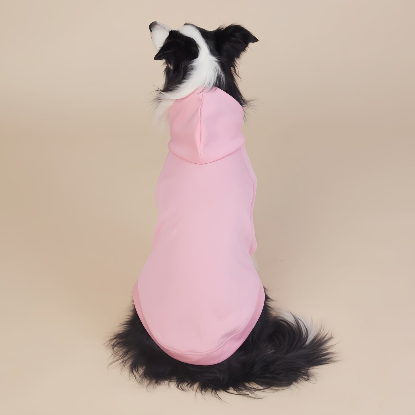 Pink Classic Dog Sweatshirt with Hood & Drawstrings - For Large Dogs (Size : 7XL) - view 3