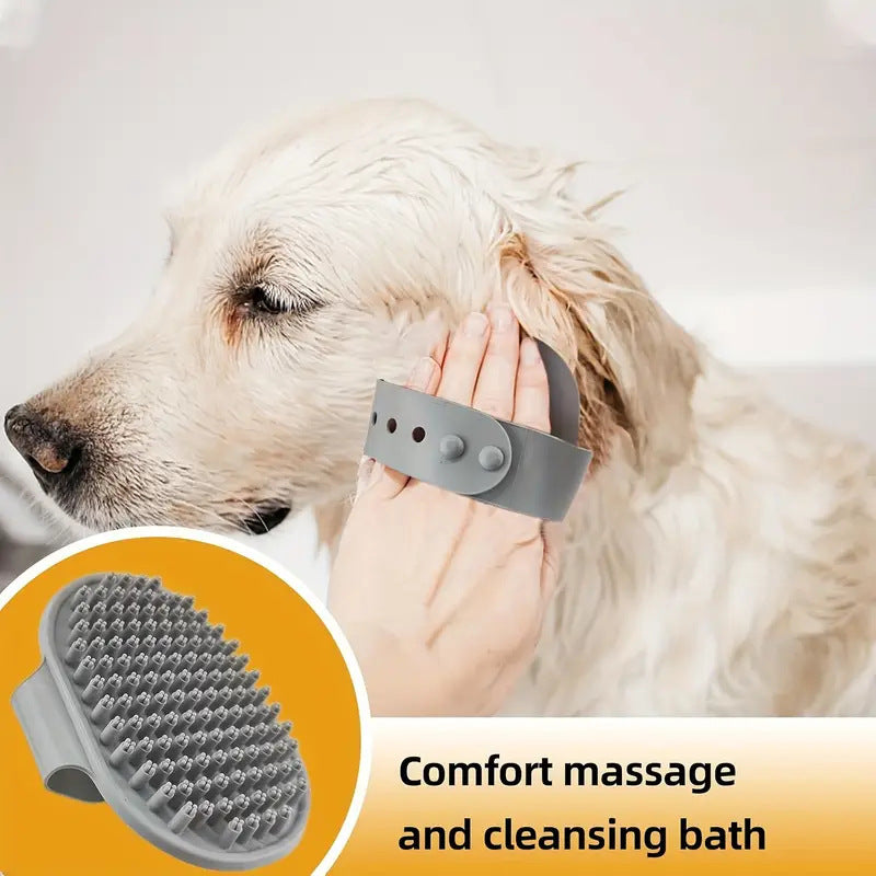 Grey Professional 9-Piece Pet Grooming Kit - DeShedding Brushes, Nail Clippers, Combs & Scissors Set for Dogs, Cats & Rabbits with Storage Bag - view 3