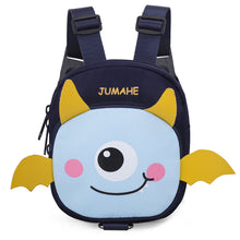 Dark Blue Adorable Monster Pet Backpack Harness - Small Dog & Cat Treat Pouch with Poop Bag Dispenser - view 2