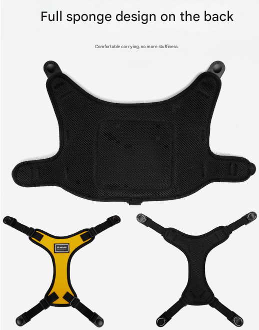 Size S Black Ultimate Dog Harness Vest with Backpack - Padded, Reflective & Adjustable for Medium Sized Dogs - view 4