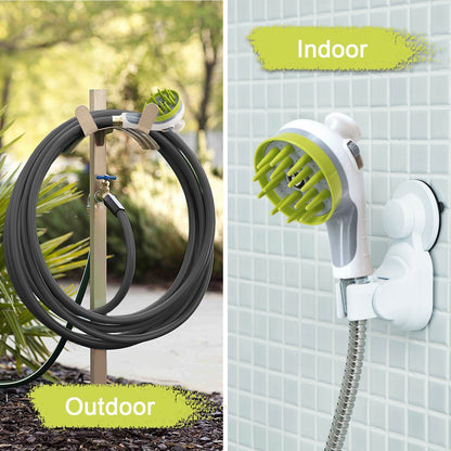 White Ultimate Pet Bathing Showerhead - Dog-Friendly Pressure-Boost Spray with Foamer - view 2