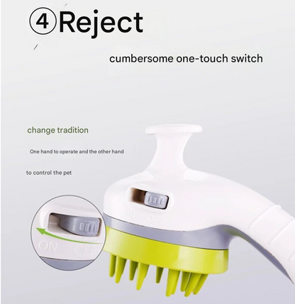White Ultimate Pet Bathing Showerhead - Dog-Friendly Pressure-Boost Spray with Foamer - view 4
