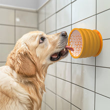 Yellow Large Anti-Choke Slow Feeder Dog Bowl - Non-Slip, Spill-Resistant Pet Feeding Dish - view 2