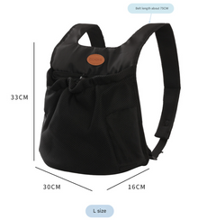 L Blue Hands-Free Pet Carrier Backpack for Small Dogs & Cats - Breathable Chest Pack for Outdoor Travel & Hiking - view 2