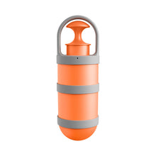 Orange and grey Hygienic Portable Dog Pooper Scooper with Integrated Bag Dispenser - Effortless Pet Waste Cleanup - view 2