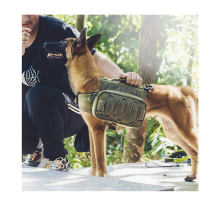 Black Durable Dog Saddle Bag Harness for Outdoor Adventures - view 4