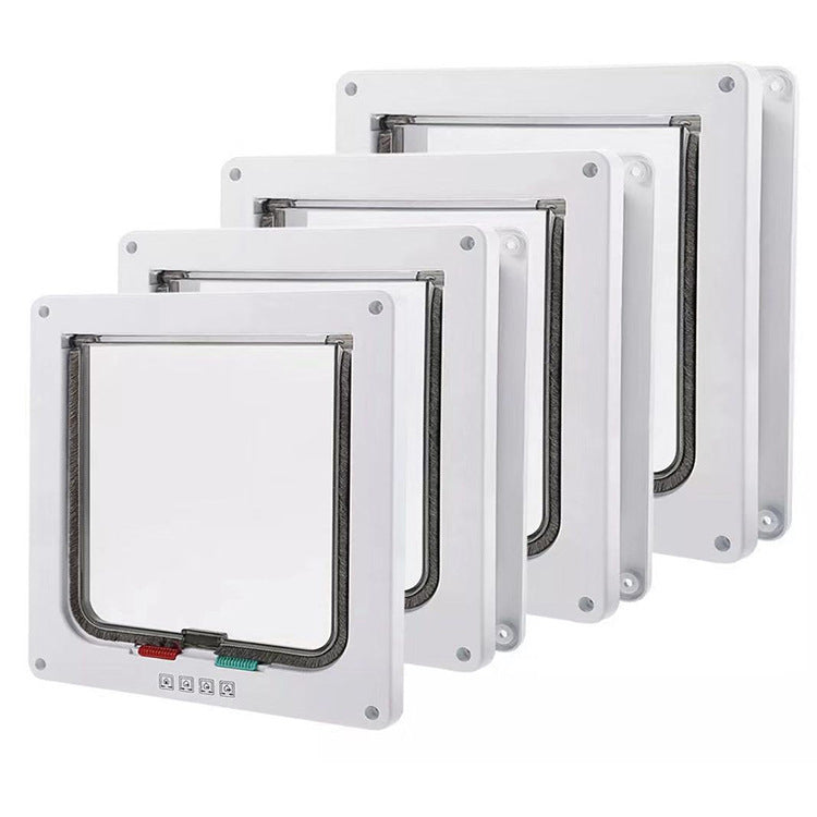 Secure 4-Way Locking Pet Door for Cats & Small Dogs - Easy Access Flap for Doors, Walls & Glass(Size L) - view 2