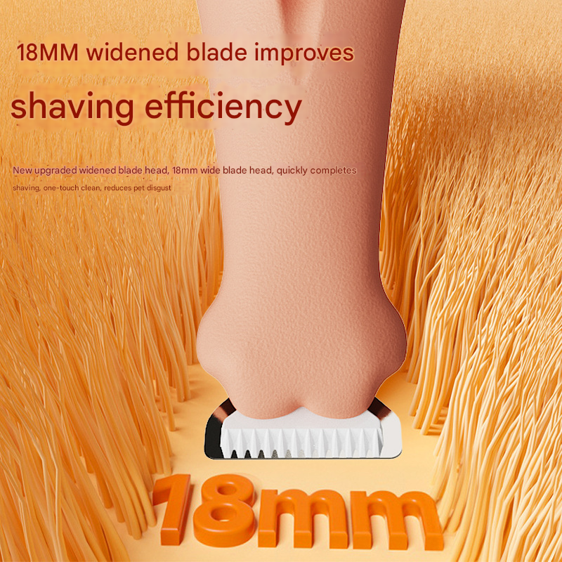 White Precision Pet Paw Trimmer - Waterproof & Rechargeable Grooming Clipper for Dog & Cat Paws, Eyes, and Ears - view 6