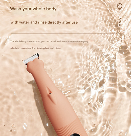 White Precision Pet Paw Trimmer - Waterproof & Rechargeable Grooming Clipper for Dog & Cat Paws, Eyes, and Ears - view 7