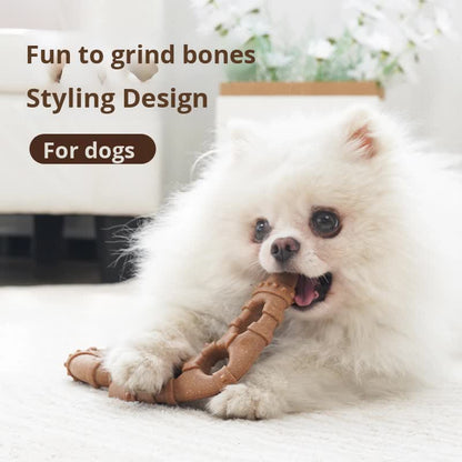 Trigeminal bone Durable Dog Chew Toy for Dental Health - Tough, Non-Toxic Teething Bone for Small & Medium Dogs - view 3