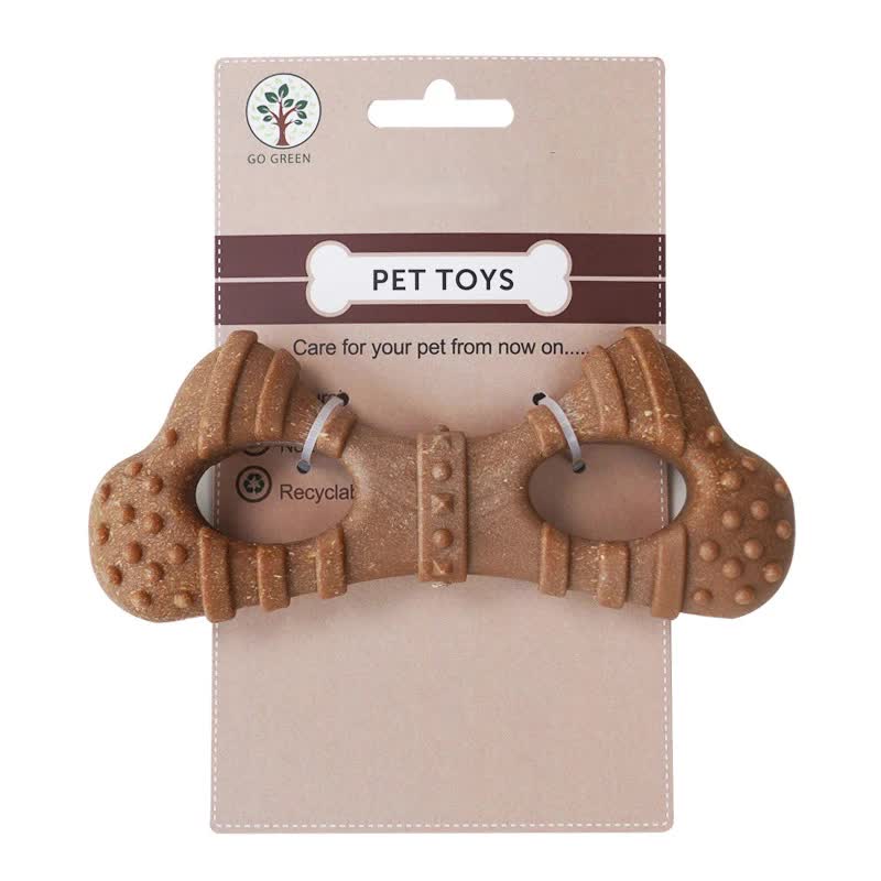Glasses Durable Dog Chew Toy for Dental Health - Tough, Non-Toxic Teething Bone for Small & Medium Dogs