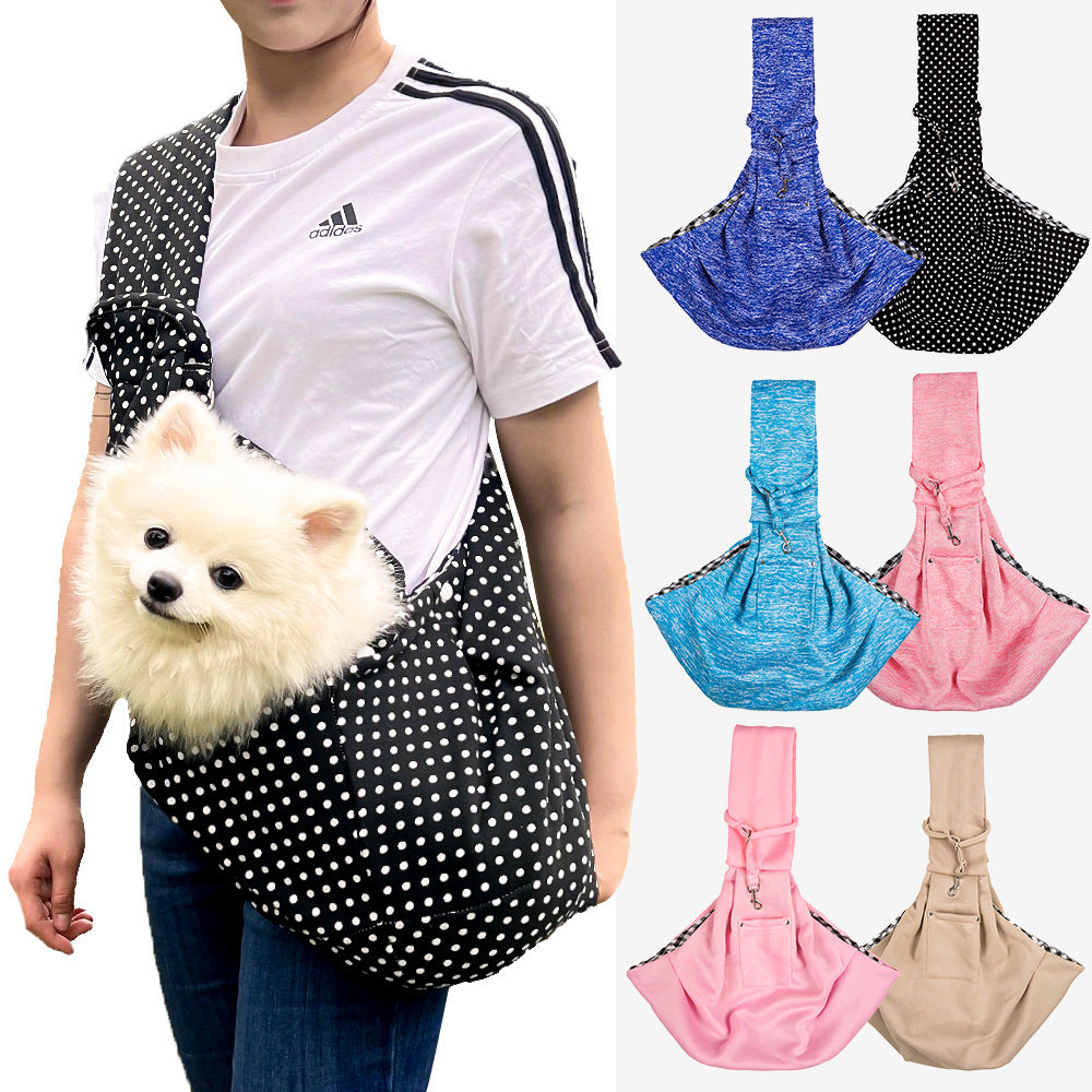 Navy blue Pet Carrier Backpack - Comfortable Shoulder Bag for Cats and Dogs, Ideal for Outdoor Use in Autumn and Winter - view 6