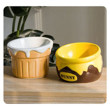Premium Elevated Pet Bowl with Ergonomic 15° Tilt & Large Capacity(Honeypot) - view 2