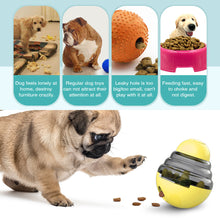 Interactive Dog Puzzle Feeder with Adjustable Food Dispensing Holes(Yellow) - view 2