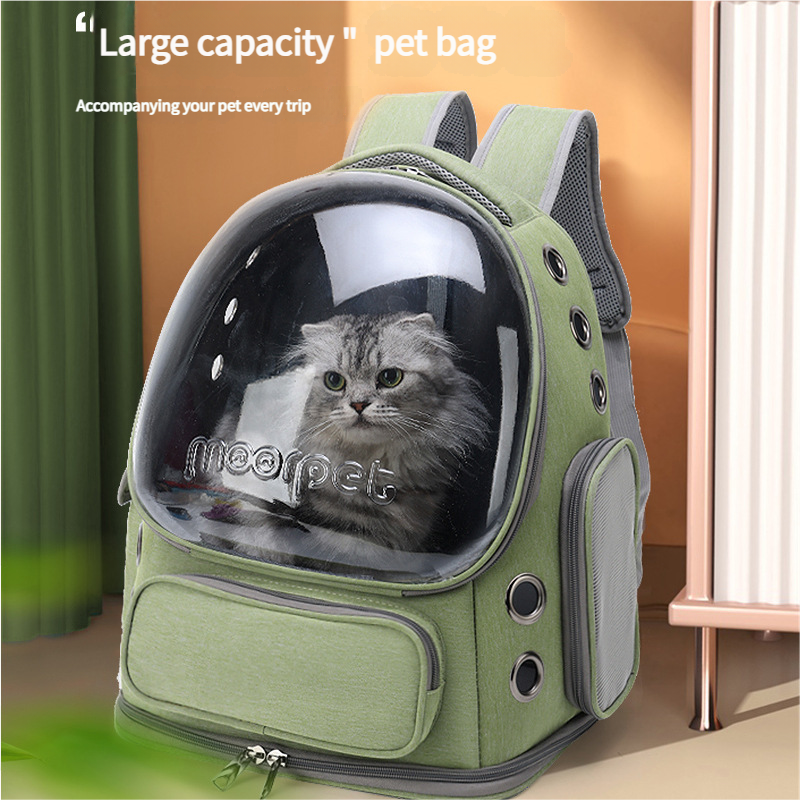 Spacious Pet Carrier with Ventilation System & Water-Resistant Design(khaki) - view 4