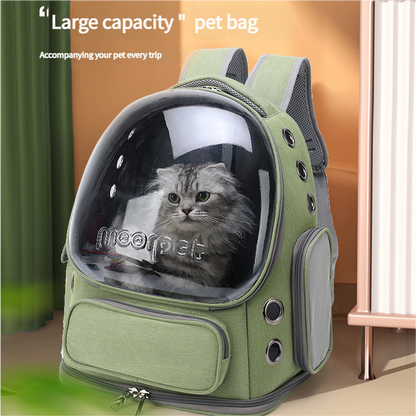 Spacious Pet Carrier with Ventilation System & Water-Resistant Design(blue) - view 4