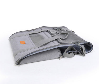 Foldable Soft-Sided Pet Carrier for Travel - Fits Cats & Small Dogs Under 6kg, with Removable Plush Bed & Shoulder Strap(black) - view 9