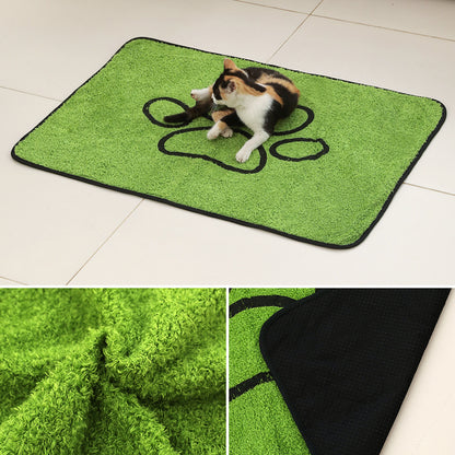 2 Pcs Artificial Grass Pet Mat – Soft, Fast-Drying & Non-Slip Sleeping Pad for Cats and Dogs(45x60cm)