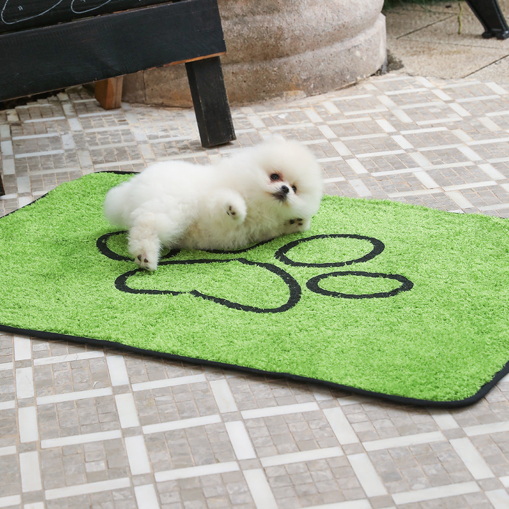2 Pcs Artificial Grass Pet Mat – Soft, Fast-Drying & Non-Slip Sleeping Pad for Cats and Dogs(90x104cm) - view 7