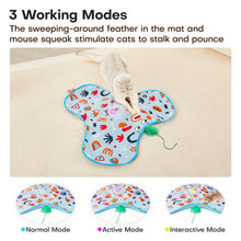 White Interactive Cat Play Tunnel & Hunting Cover - Self-Entertaining Pet Game Toy with Teasers - view 2