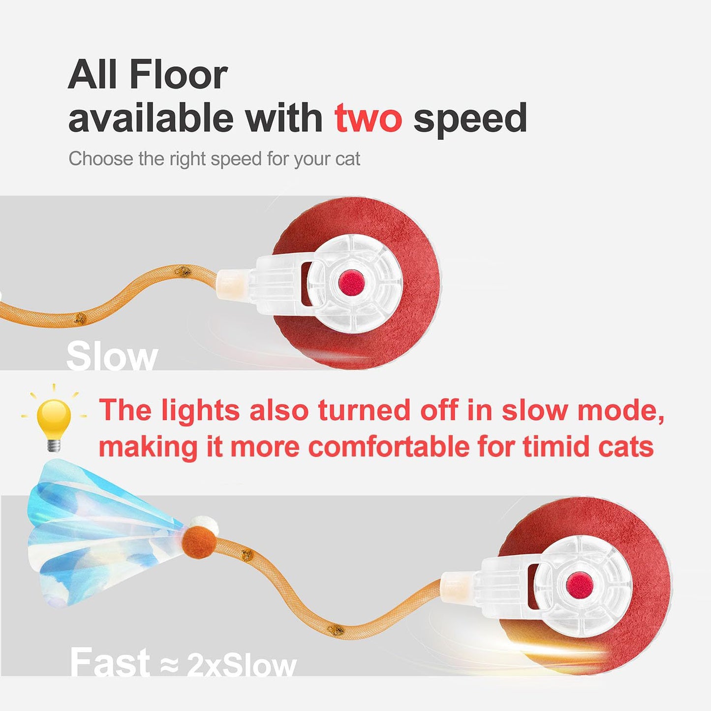 Blue Interactive Smart Electric Cat Toy Ball - Automatic Irregular Rolling Teaser for Independent Play - view 3
