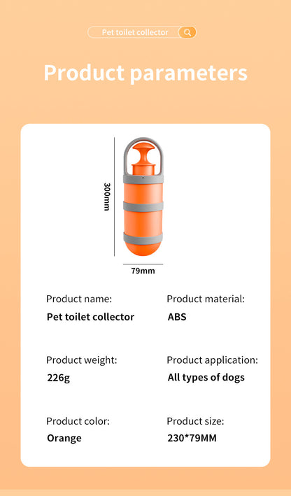 Portable Pet Waste Scooper - Compact & Hygienic Poop Picker for Dogs & Cats On-the-Go - view 6