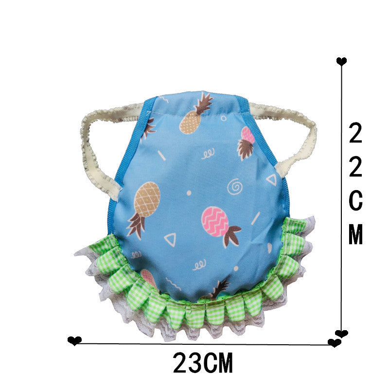 Pink Heart 4 Pack Hen Saddle Aprons for Backyard Chickens - Feather Protector for Poultry - Back Protection from Roosters - 22x23cm - view 3