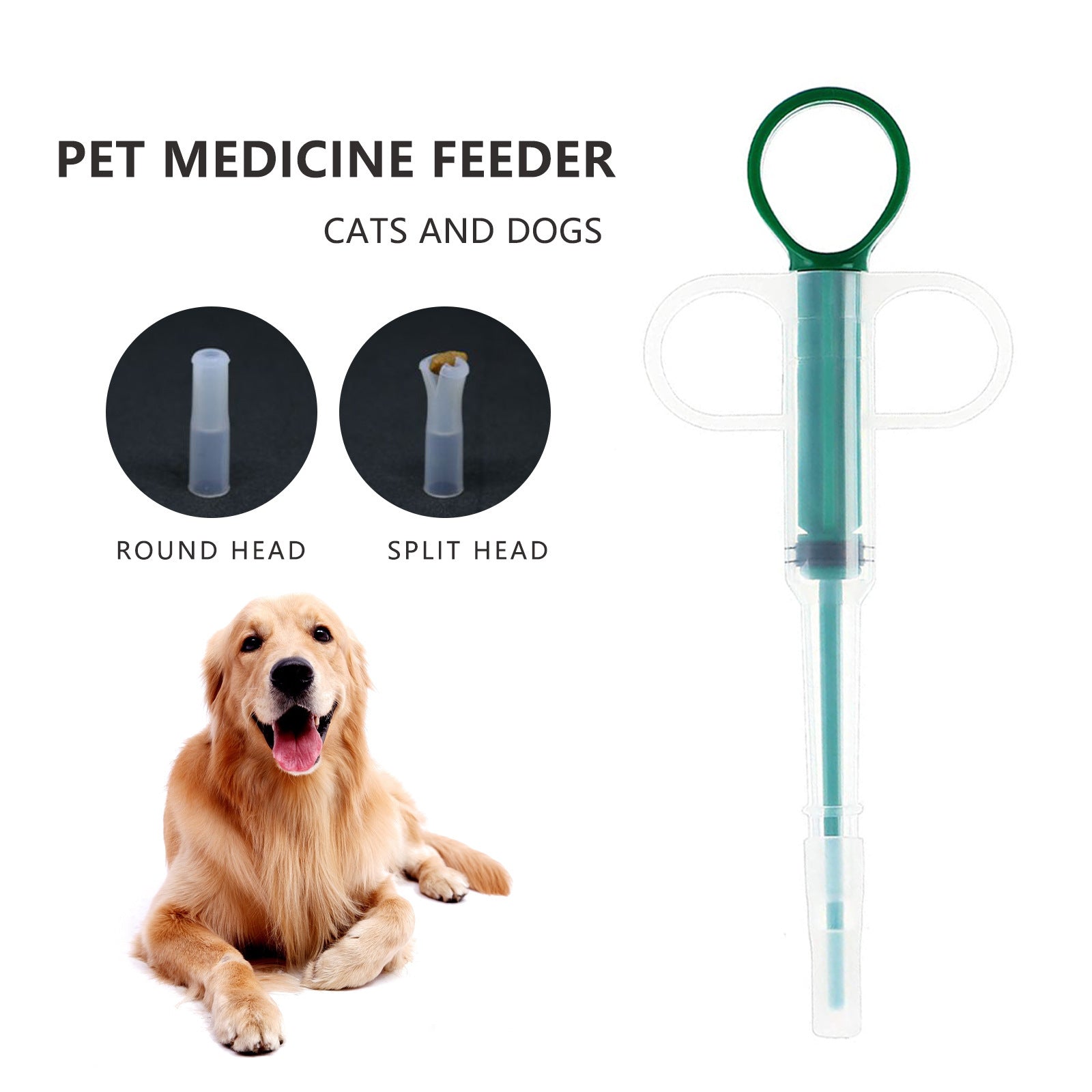 5-Pack 160mm Blue Pet Pill Shooter – Soft Silicone Tip Feeder for Cats Dogs - view 4