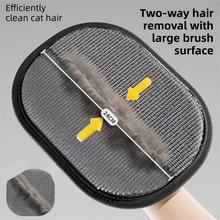 2-Pack Pet Hair Removal Tool (24x18CM) - Reusable Static Removal Gloves, Double-Sided Grooming Gloves for Pets, Removes Pet Fur Hair for Carpets - view 2