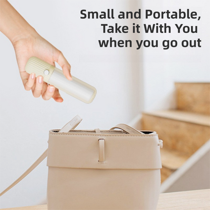 White Portable Mini Lint Roller Set for Pet Hair Cleaning - 6 Refills (180 Sheets Total), Sticky Dust Remover Brush for Clothes & Travel - view 3
