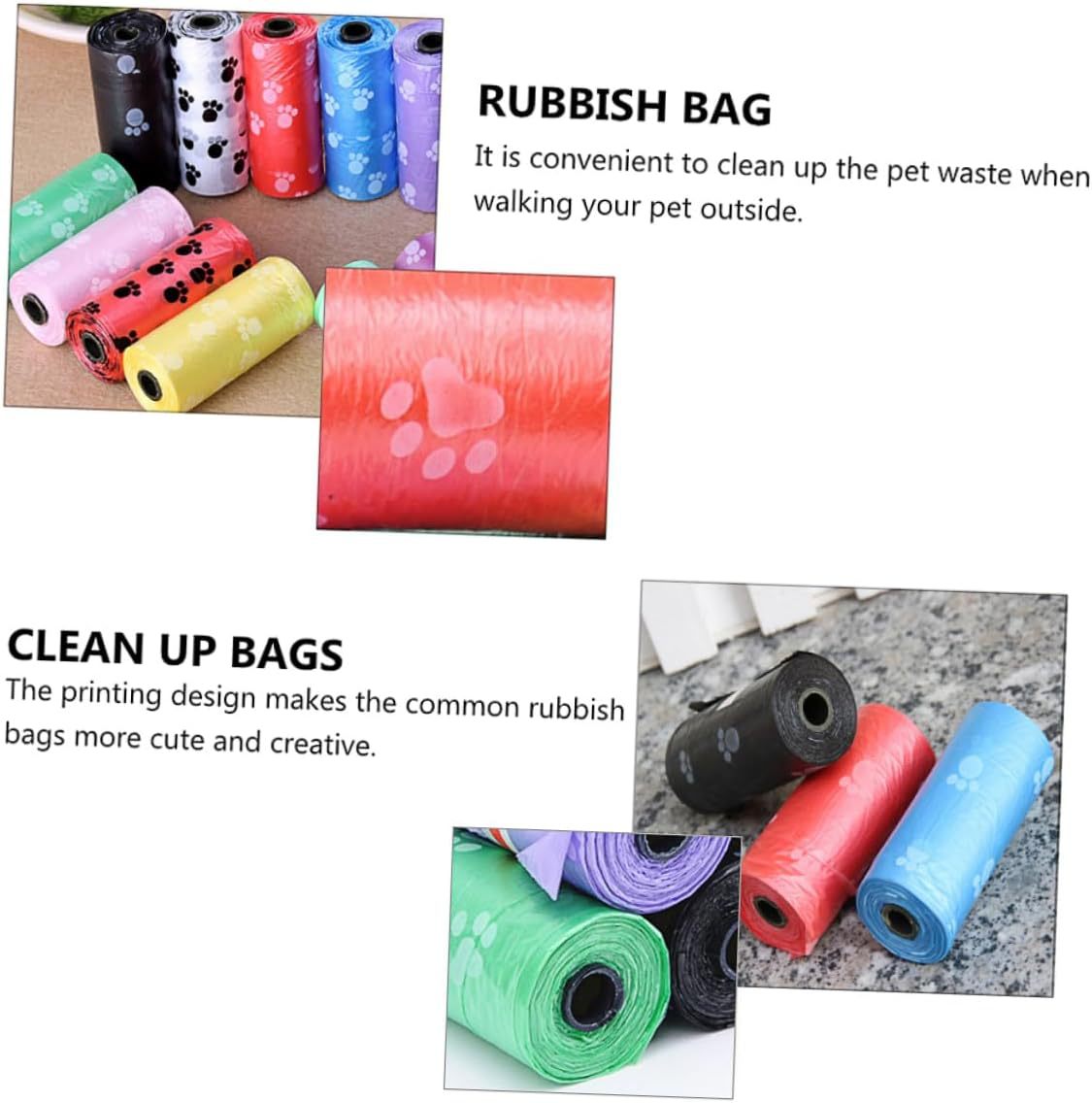 300-Count Biodegradable Dog Poop Bags with Bone Dispenser - Bulk Pack & Extra Thick, Leak-Proof Pet Supplies - view 3