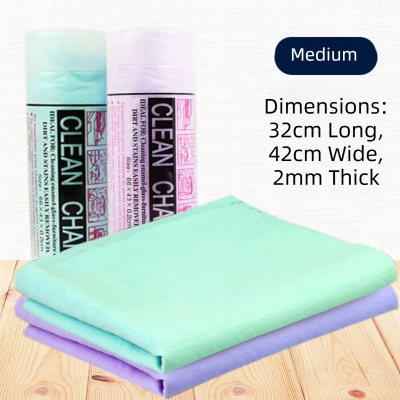 2-Pack Medium Size Super Absorbent Quick Drying Pet Towel with Storage Canister(32 x 42CM) - Non Hair-Stick PVA Bath Towel for Dogs & Cats, Random Color - view 2