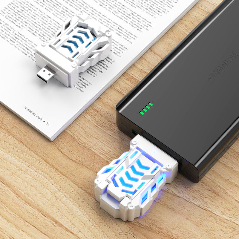 Green Portable USB Mosquito Repellent Heater - Electric Mosquito Killer with Blue Light Lure - Smart Thermostatic for Indoor & Outdoor Use - Non-Toxic & Silent - view 2