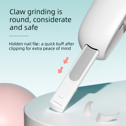 2-PCS Green Adjustable Pet Nail Clipper with Safety Guard Professional Cat Dog Claw Trimmer with Hidden Nail File and Splash Proof Box - view 5