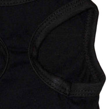 2 Pack "SECURITY" Printed Dog Vest Size M - Black Cotton Pet T-Shirt - Lightweight Summer Tank Top for Small Dogs & Cats - Fun Novelty Puppy Apparel (45cm Chest) - view 2