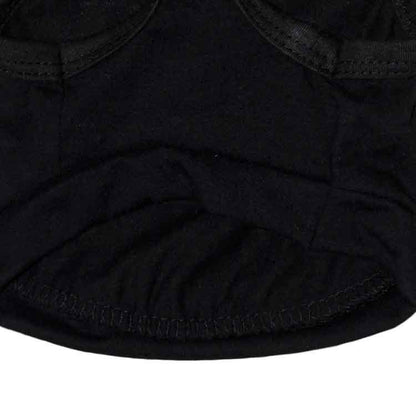 2 Pack "SECURITY" Printed Dog Vest Size M - Black Cotton Pet T-Shirt - Lightweight Summer Tank Top for Small Dogs & Cats - Fun Novelty Puppy Apparel (45cm Chest) - view 4